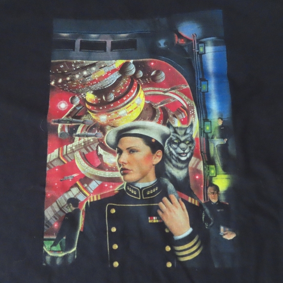 intergalactic tshirt movie show tv sz M Y2K - Picture 2 of 5